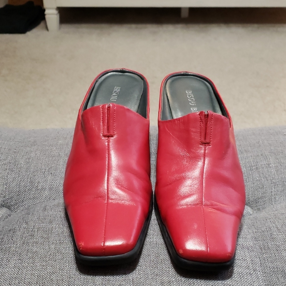 Red wedges (shoes)